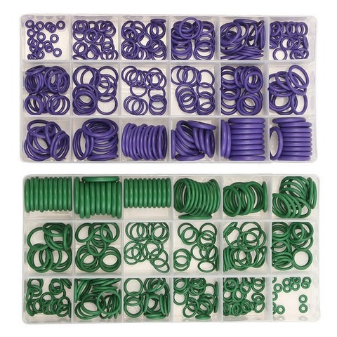 R22/R134a Air Conditioning O-Ring Rubber Rings Waterproof Washer Car Air Conditioning Seal Assortment Set 270Pcs ► Photo 1/6