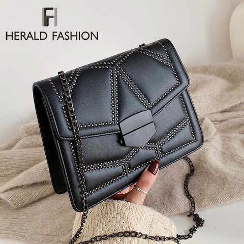 Rivet Chain Small Crossbody Bags For Women Shoulder Messenger Bag Lady  Luxury Handbags - AliExpress