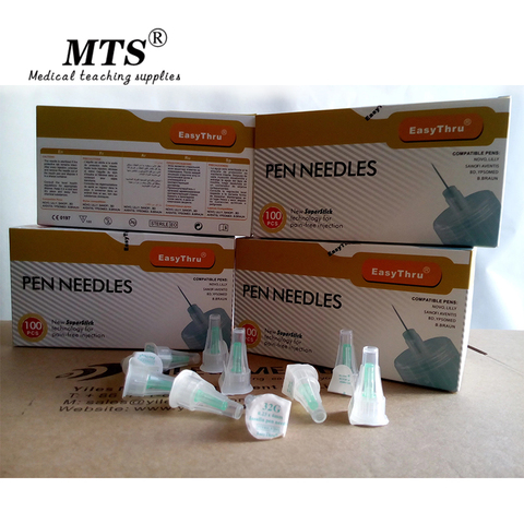 200pcs/2box 32G*4 diabetic medical Sterilization pen needle medical teaching CE ► Photo 1/6