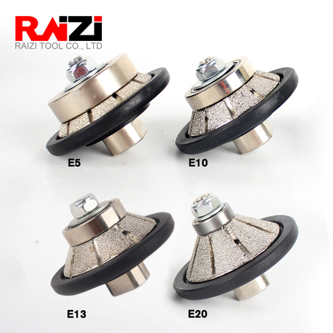Raizi Vacuum Brazed Hand Profiler Wheel Bevel 5-20 mm Diamond Profile Grinding Wheel For Angle Grinder On Granite Marble Stone ► Photo 1/6