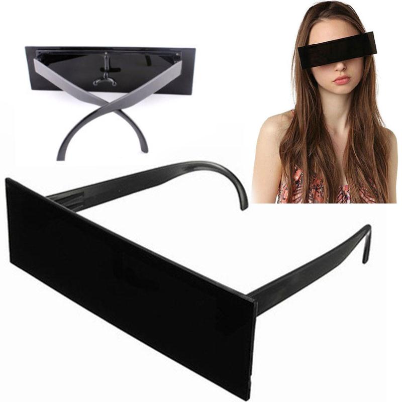 One-piece Black Bar Sunglasses Internet Censorship Cosplay Costume Xmas Party