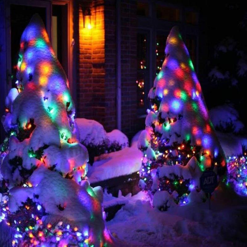 Solar LED Christmas Tree Fairy String Party Lights Xmax Outdoor Waterproof Lamp 