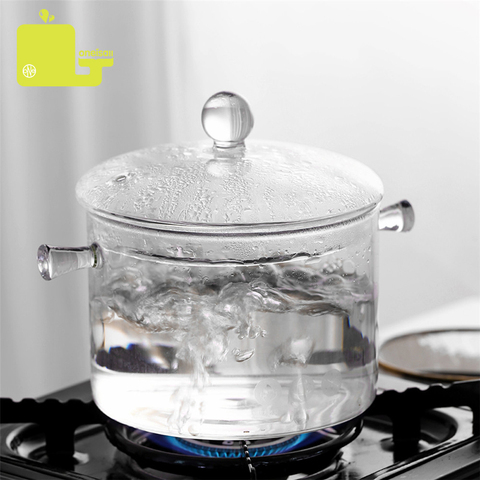 Glass Heat-resistant Saucepan Kitchen Cooking Tools Cookware Glass