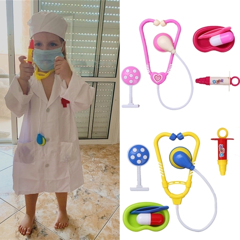 Children Surgical Uniform Cosplay Costume Doctor Nurse Halloween Kid Hospital Cross Veterinary Gown Girl Boy Carnival Party Wear ► Photo 1/1