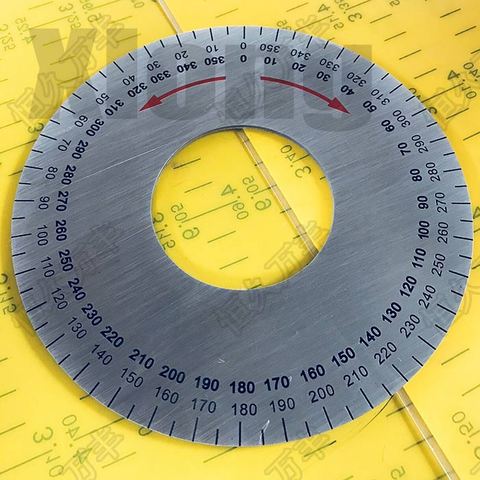 Outer diameter: 150 mm Clockwise And Counter-Clockwise Disc Scale Dial Machine Tool Dial Plane Dial 150 # 60 # 2 ► Photo 1/3