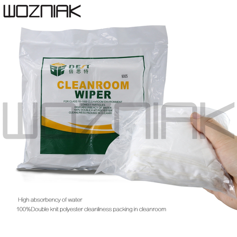 High-Quality Touch Screen Soft Cleanroom Wipers Microfiber Anti Static Non Dust Cloth for Mobile Phone Pad Tablet Camera Lapto ► Photo 1/5
