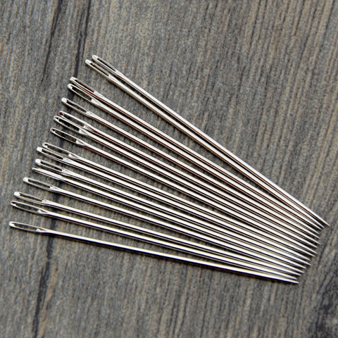 25pcs/Bag Hardness Steel Sewing Needle Stainless Steel Cross Stitch Embroidery Sewing Clothes Needles Hand Household Tools G ► Photo 1/5