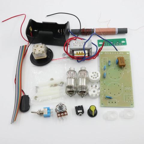 1PCS/LOT Regenerative tube radio kit DC two lights medium wave tube radio kit AM with PCB board Free shipping ► Photo 1/5