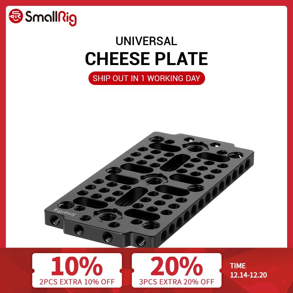 SmallRig Aluminum Alloy Multi-purpose Camera Cheese Plate ( 1pc ) With 1/4 3/8 Thread Holes -1681 (Update) ► Photo 1/6