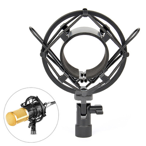 Universal Metal Recording USB Microphone Shock Mount BM 800 Condenser Microphone Holder Spider Clip For K669 PM421 bm800 Mic ► Photo 1/6