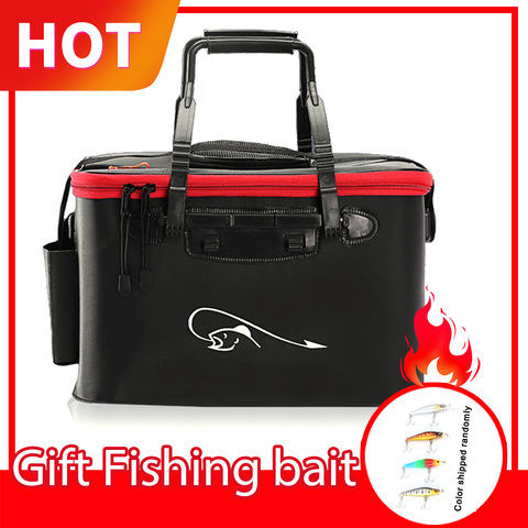 Fishing Rod Bag Multi Collapsible Fish Backpack Bucket Lure Live Bait Case Waterproof Outdoor Box Tackle Storage Fishing Bags ► Photo 1/6