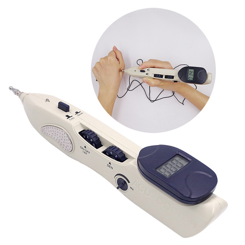 Electronic Acupuncture Pen TENS Point Detector With Digital Display Laser Therapy Heal Massage Acupoint Muscle Stimulator Device ► Photo 1/6