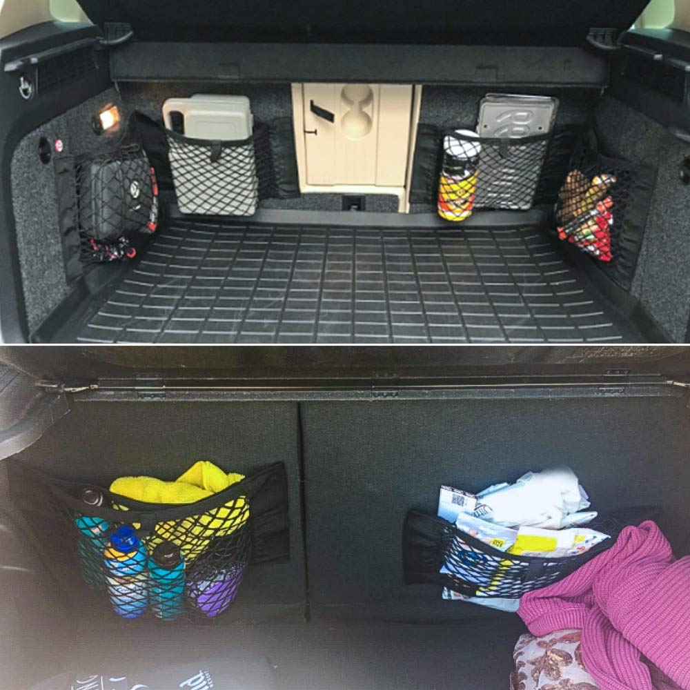 Car Accessories Organizer Car Trunk Net Nylon SUV Auto Cargo Storage Mesh 