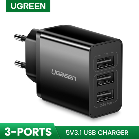 UGREEN USB Charger for iPhone Xs X 8 7 Fast Phone Charger for Samsung Xiaomi Huawei Wall Charger EU Adapter Mobile Phone Charger ► Photo 1/6
