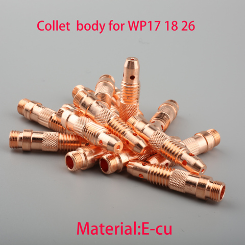 WP18 WP17 WP26 Argon TIG Welding Torch Consumable Tungsten Electrode Collet Body SR17 SR18 SR26 graphite holder collet holder ► Photo 1/6