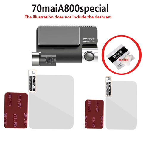 It is suitable for xiaomi automobile data recorder 70maiA800 heat resistant 3M sticker + transparent electrostatic film ► Photo 1/6