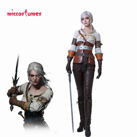 Ciri Cosplay Costume Woman Halloween Outfit ► Photo 1/6