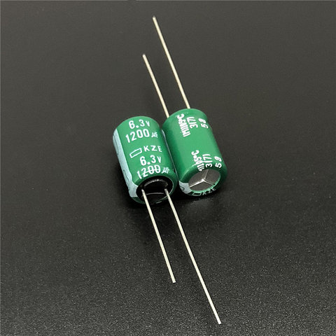 10pcs 1200uF 6.3V NCC KZE Series 10x16mm Low ESR For Motherboard 6.3V1200uF Aluminum Electrolytic capacitor ► Photo 1/2