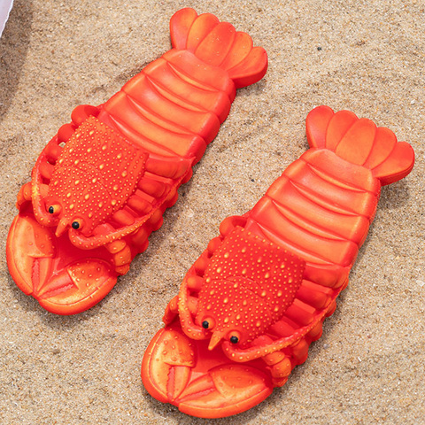 Plus Size 41-47 Women Shoes Summer Lobster Sandals 2022 New Non-slip Beach Lobster Slippers ► Photo 1/6