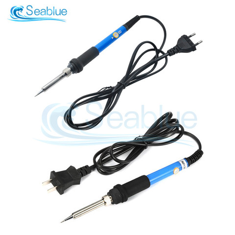 Adjustable Temperature Electric Soldering Iron 220V 110V 60W EU/US Welding Solder Rework Station Heat Pencil Tips Repair Tool ► Photo 1/6