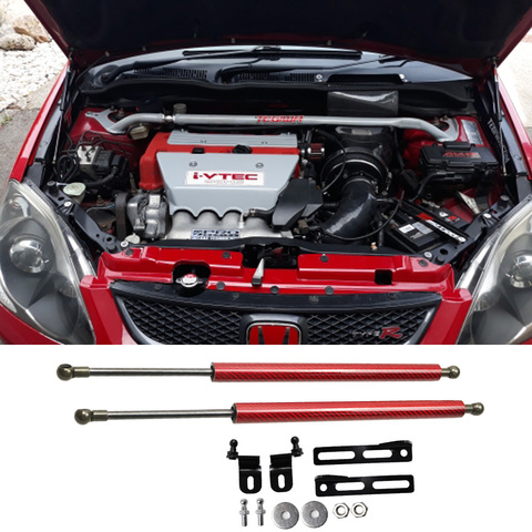 For Honda Civic 7th (EU/ES/EP/EM) 2000-2005  Front Hood Bonnet Gas Struts Shock Damper Lift Supports Car-Styling Absorber ► Photo 1/5