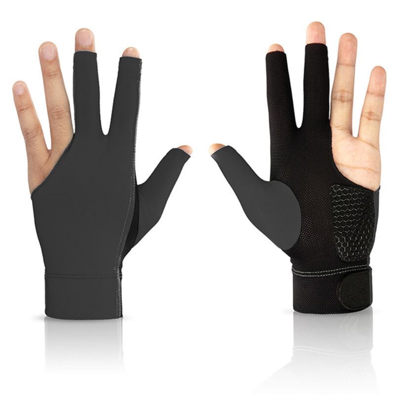 1Pcs Pool Billiard Gloves for Left Hands Breathable Anti-skid Snooker Gloves 