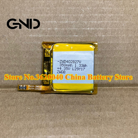 GND 350mAh 1.33Wh ZWD402827V Battery For  Sinsoft watch C1S Zeblaze Thor 3G  kw88 pro watch polymer li-ion battery+Free Tools ► Photo 1/5