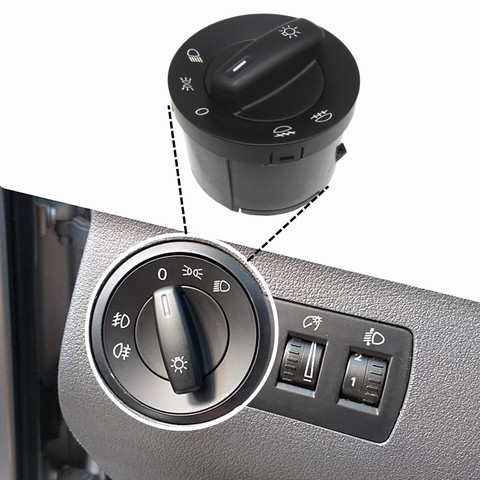 New Head Light Switch Head Lamp Switch For VW Golf MK5 Caddy JETTA TOURAN SAGITAR BORA OEM 1K0 941 431Q 1K0941431Q ► Photo 1/6