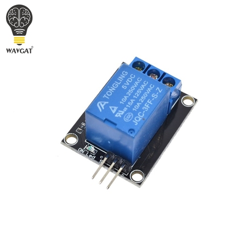 Free shipping 1 Channel 5V Relay Module for arduino 1-Channel relay KY-019 For PIC AVR DSP ARM for Arduino WAVGAT ► Photo 1/6