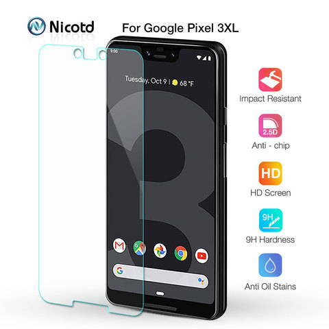 Tempered Glass For Google Pixel 4xl 3 3a 2 9H Premium Screen Protector Film For Google Pixel XL 4 3a XL 2 XL HD Protective Glass ► Photo 1/6