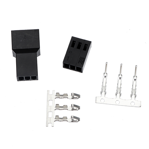 10Set KF2510 KF2540 2.54mm 3/4 Pin Male Female Housing Connector With Terminals Pitch Black White Color ► Photo 1/6