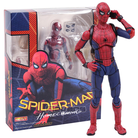 SHF Spider Man Homecoming Spiderman PVC Action Figure Collectible Model Toy ► Photo 1/6