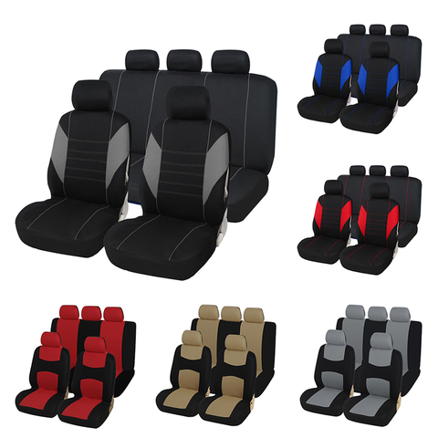 Car Seat Covers Airbag compatible Fit Most Car, Truck, SUV, or Van 100% Breathable with 2 mm Composite Sponge Polyester Cloth ► Photo 1/6