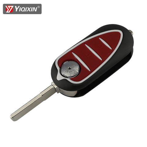 YIQIXIN For Alfa Romeo Mito Giulietta 159 GTA Remote Car Key Shell Box 3 Button blade Folding Smart Key Fob Cover Case ► Photo 1/5