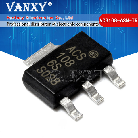 10PCS ACS108-6SN-TR SOT223 0.8A 600V SOT-223 ACS108-6SN ACS108 108-6S SOT ACS108-6S ► Photo 1/3