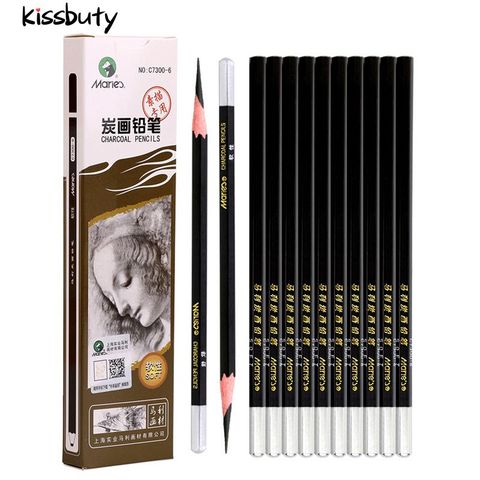 Maries Professional Sketch Pencil Drawing HB 2H B 2B 3B 4B 5B 6B 7B 8B 10B 12B 14B Soft Medium Hard Charcoal Art Stationery ► Photo 1/6