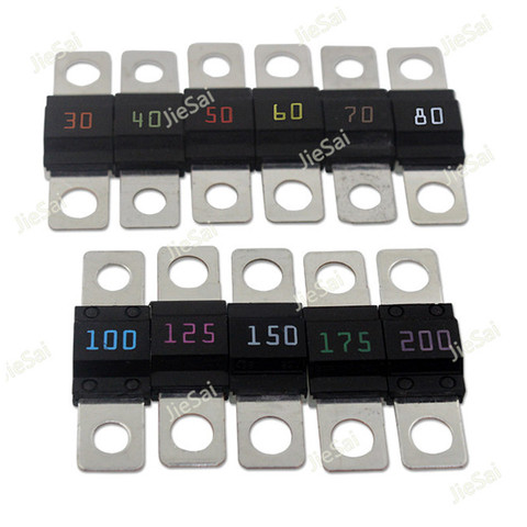 5 Pcs Screw Type Fuse Inserts Car Insurance Tablets High Current Fuses Fuse Holder 30A 40A 50A 100A 125A 150A 175A 200A ► Photo 1/3