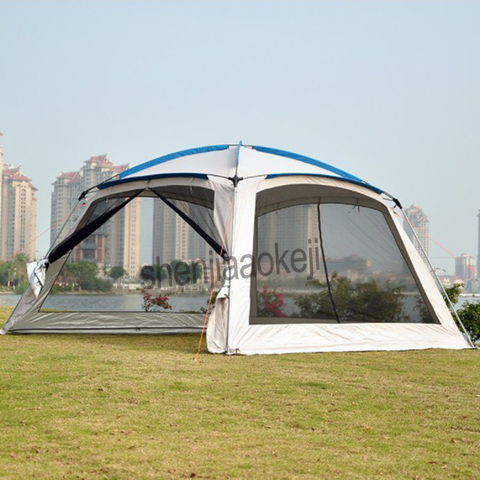 Outdoor Sun-shading Tent Fishing Pergola Camping Self-driving Barbecue Awning Beach Multiplayer Leisure Party Awning Shelter 1PC ► Photo 1/6