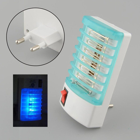 220V Home Practical LED Socket Electric Mosquito Repellent Fly Bug Insect Killer Trap Night Lamp Zapper Rodent Repeller ► Photo 1/6