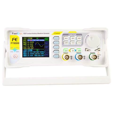 KKmoon FY6900-60M Function Signal Generator High Precision Digital DDS Dual-channel Function Signal/Arbitrary Waveform Generator ► Photo 1/3