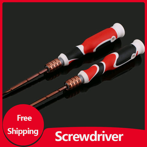 Screwdriver Super Hard S2 Steel Strong Magnet Cross Straight Screwdriver 3MM ► Photo 1/6