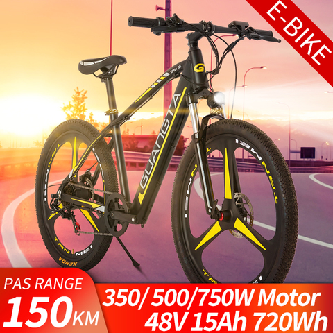2022 New Arrival E-bike Electric Mountain Bike 48V15Ah 350W 500W Range 150km ► Photo 1/5