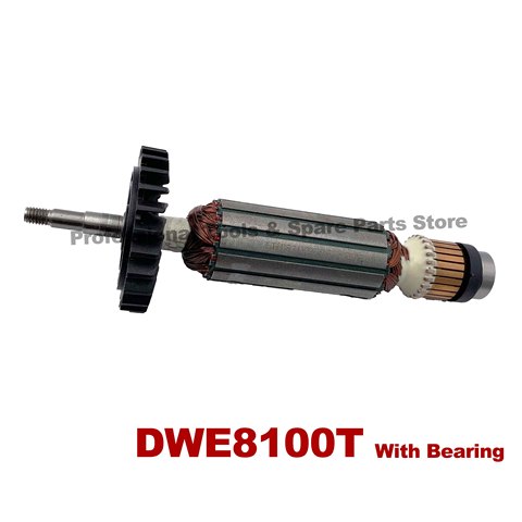 AC220V-240V Armature Rotor Anchor replacement for DEWALT Angle Grinder DWE8101S DWE8100S DWE8100T DWE8101T DWE8110S DWE8111S ► Photo 1/5