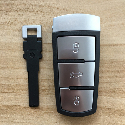 Car Modified Keyless Remote Key Shell Smart Key Case FOB for VW Passat B6 CC B7 Magotan Jetta Replacement Car Key Cover ► Photo 1/4