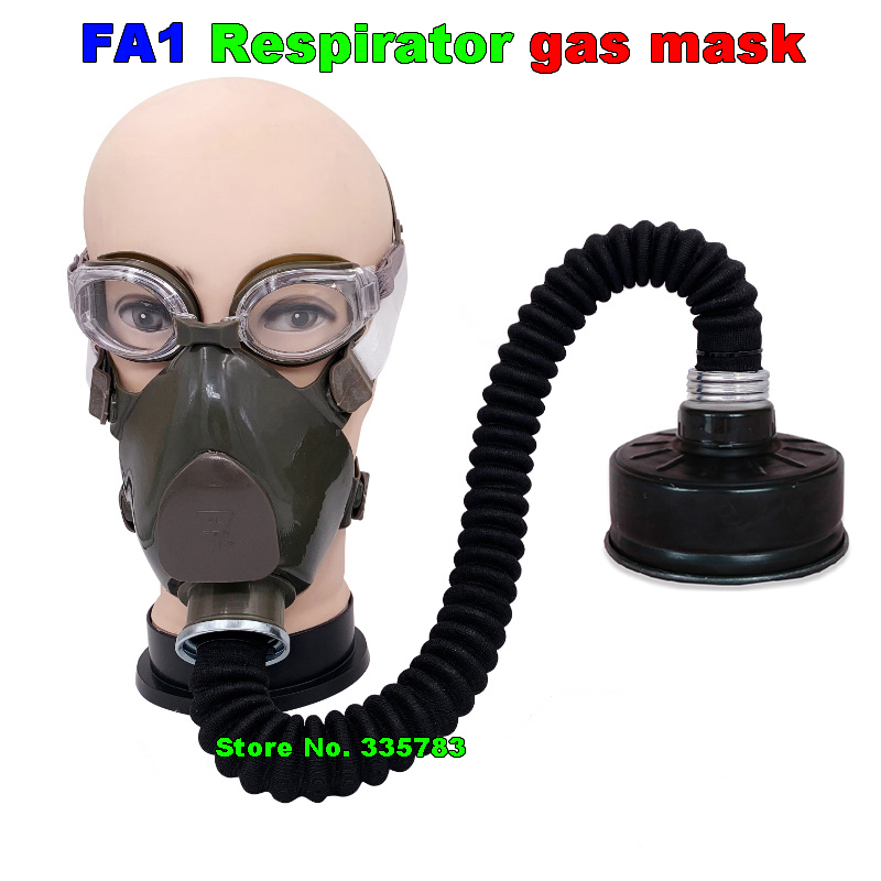 FA1 Respirator gas mask classic style Goggles + mask one-piece gas mask ...