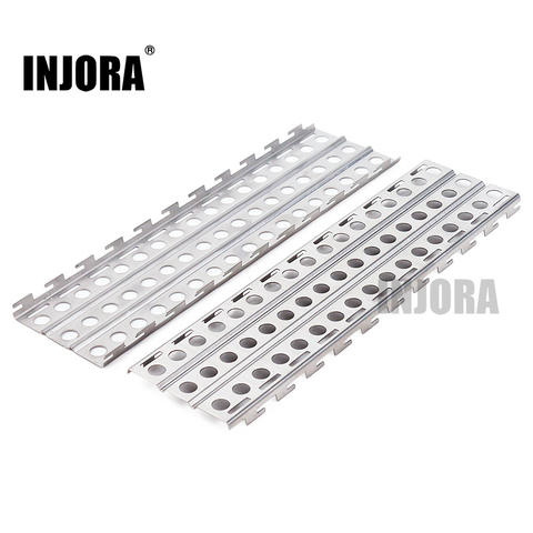 INJORA 2PCS 144*40mm Metal Sand Ladder Recovery Board for 1:10 RC Crawler Traxxas TRX-4 Axial SCX10 Tamiya CC01 Recat MST ► Photo 1/6