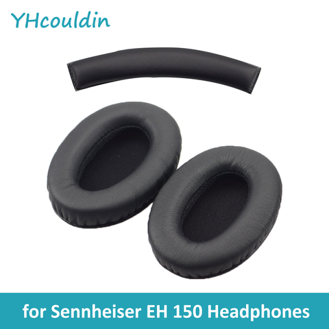 YHcouldin Replacement Ear Pads Suitable for Sennheiser EH 150 Wired Headphones Over Ear Headset Cover Leatherette Ear Cushions ► Photo 1/6