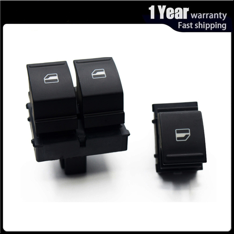 For VW Eos Golf Plus Jetta Passat Scirocco Seat Leon Toledo Altea Ibiza Control Window Switch Lifter Button Car Accessories ► Photo 1/6