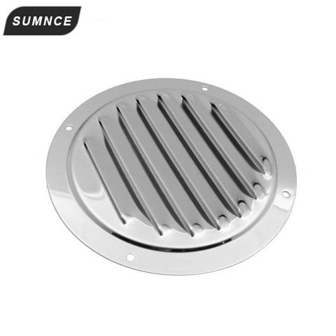 Marine Grade Stainless Steel 316 Boat Marine Round Air Vent Louver Vent Grille Ventilation Louvered Ventilator Grill Cover ► Photo 1/5