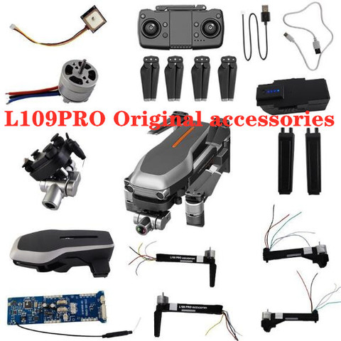 L109PRO L109 PRO 4k GPS RC Drone original Accessoriesshell motor blade camera arm Charging blade Remote control main board GPS ► Photo 1/6